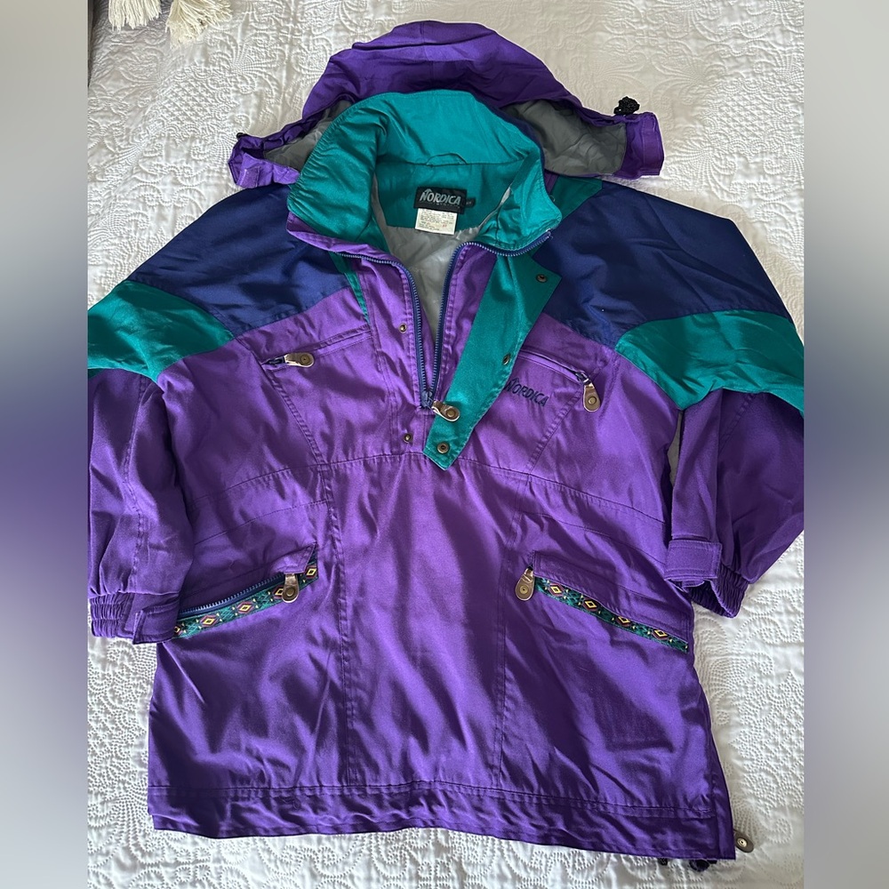 Vintage 80s winter ski jacket